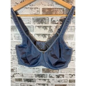 Breezies Underwire Bra Women 38D Blue Excellent Full Coverage UltimAir Sling
